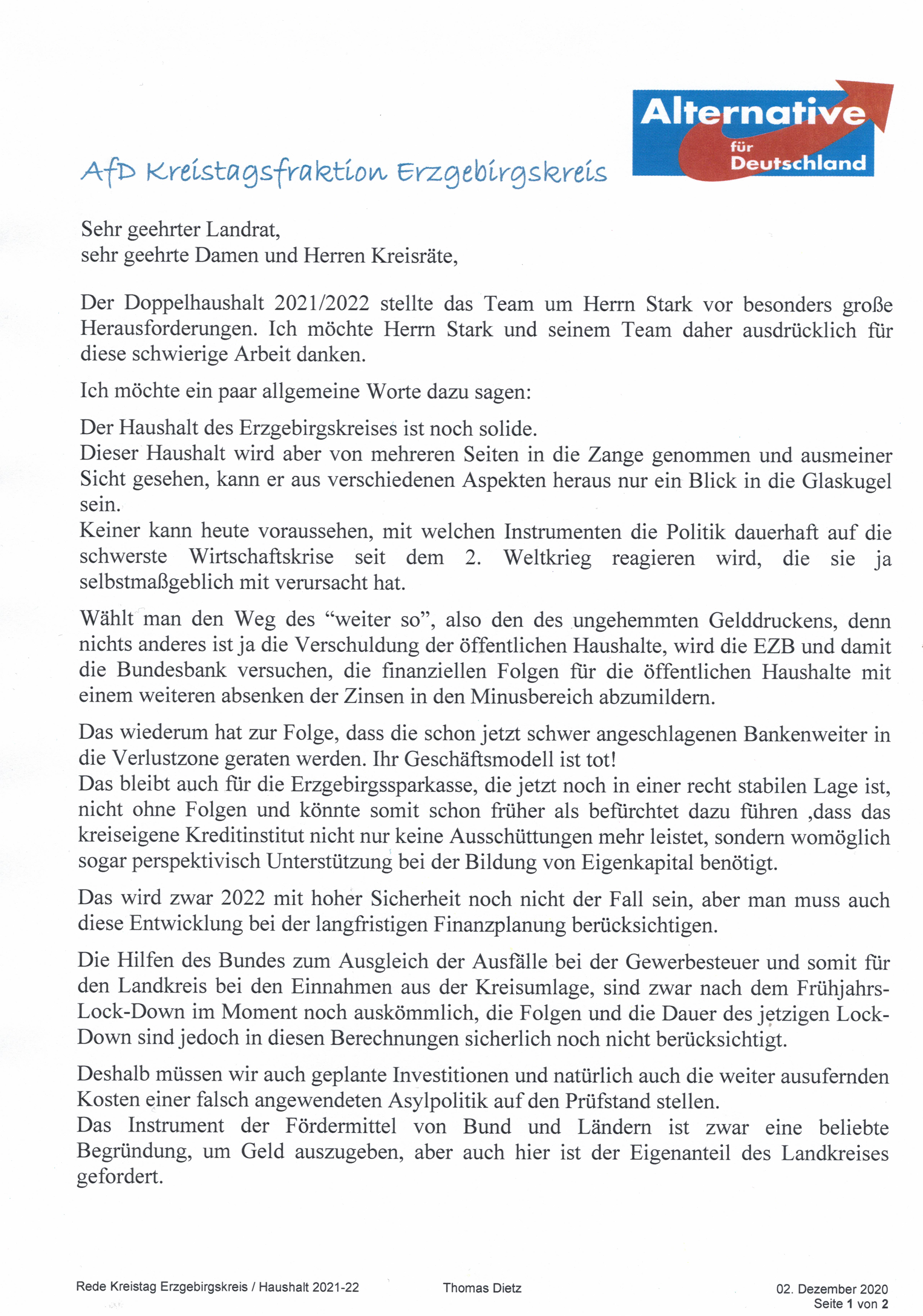 2020 12 02 Dietz Thomas Rede KT Haushalt 2021 22 S1